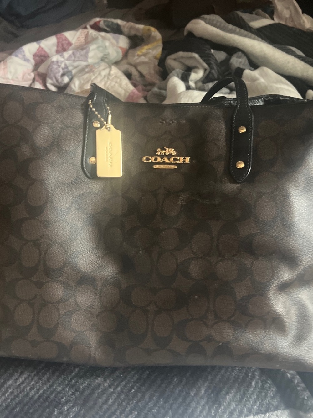 Coach Brown tote bag
